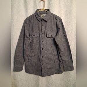 Woolrich Men's Gray Button-Up Shirt Jacket